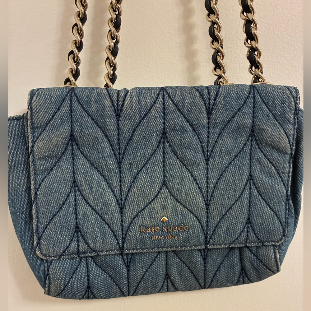 Kate Spade Quilted Denim Crossbody